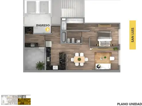 Departamento en Venta en Nuestra Señora De Lourdes, Rosario