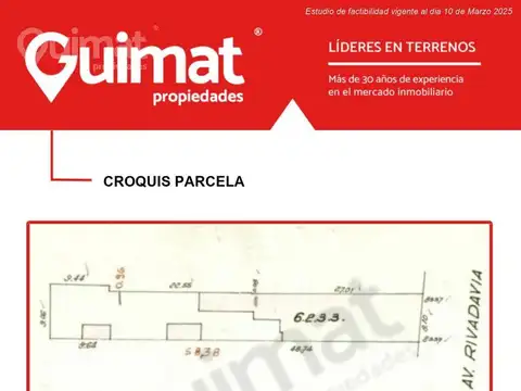 Terreno en Venta de 968,0 m2