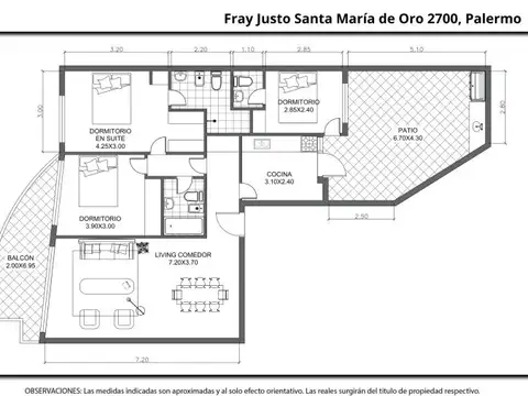 Departamento en Venta en Palermo, USD 435.000
