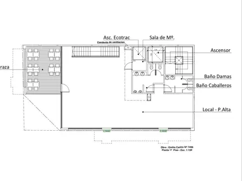 Local en Alquiler en Barrio Naón, USD 9.800
