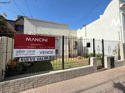 Casa en venta de 4 ambientes con fondo libre - Villa Ballester