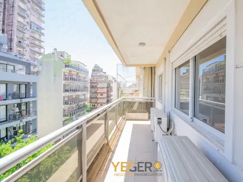 Departamento 3 ambientes muy luminoso con balcon