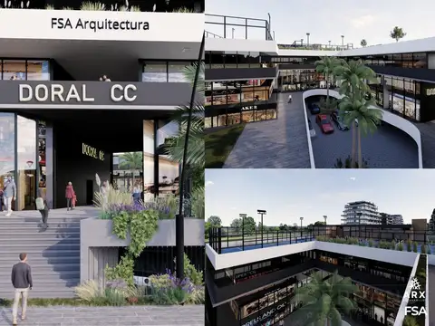 Venta en pozo oficina con balcón Doral Centro Comercial