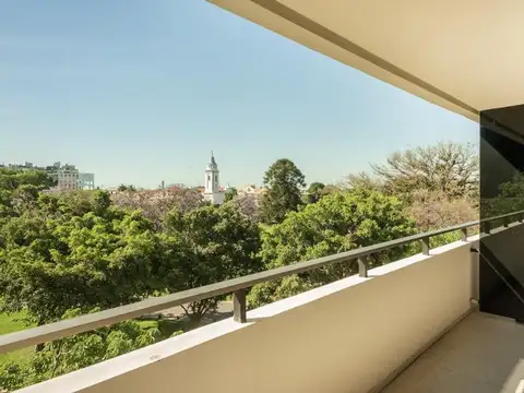 Departamento 2 ambientes con cochera en edificio Decó Recoleta Apto Credito