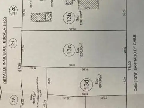 Terreno en Venta 15  mts Frente