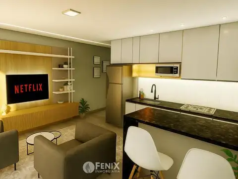 Departamento Monoambiente con 1 baño