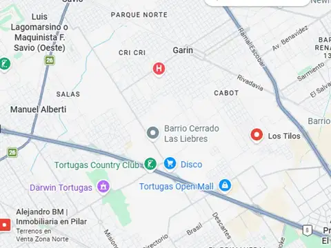 Terreno en Venta en Garin, USD 29.000