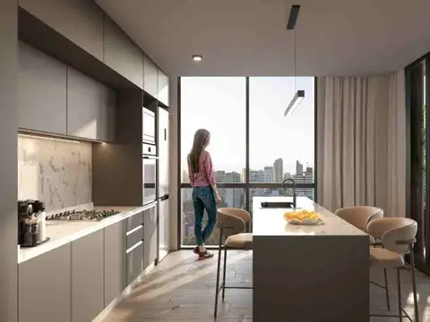 Departamento 2 ambientes con 1 baño