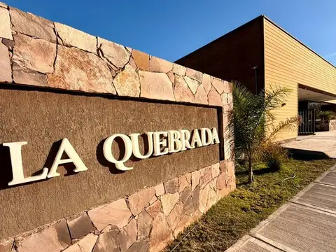 B° La Quebrada Calle Araoz - Ruta 100