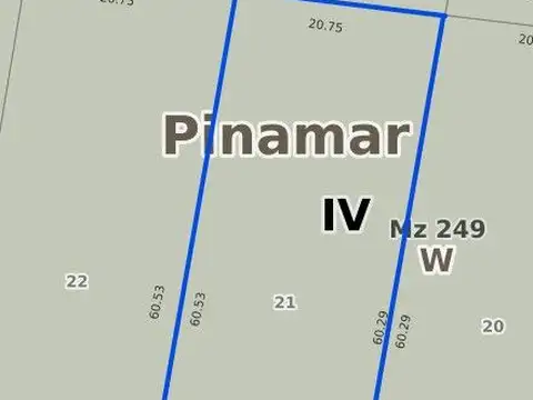Lote en Venta en Pinamar Zona Norte Playa