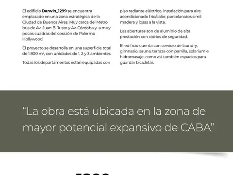 Departamento en Palermo Hollywood