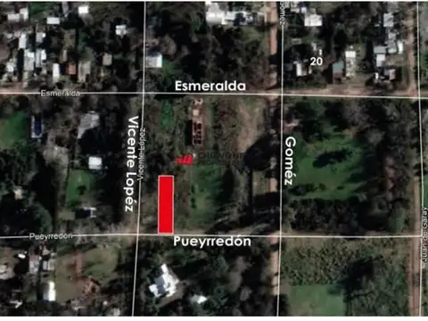 Lote en venta, Pueyrredon entre Lopez y Gomez, Marcos Paz, 