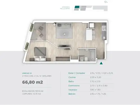 Av. Pellegrini 1640 4º 01 | Av. Pellegrini 1600