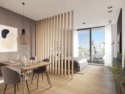 Departamento Monoambiente con 1 baño