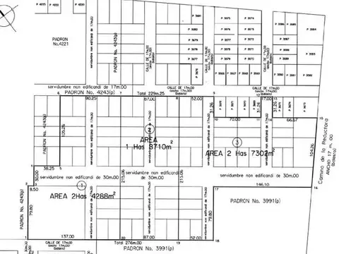 24.288 m². Gran lote urbanizable
