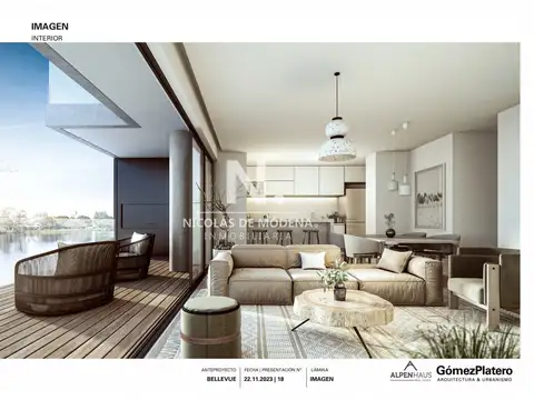 Departamento en Venta de 3 ambientes