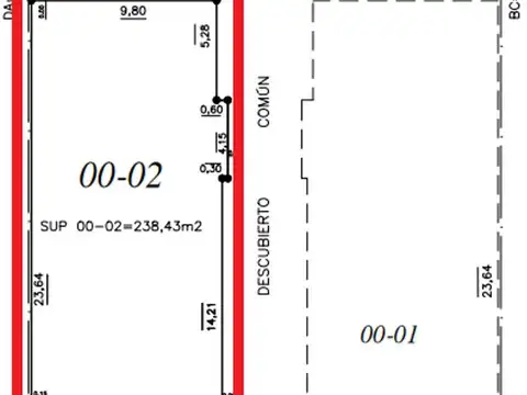 Casa 3 ambientes con 1 baño