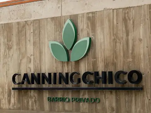 LOTE EN VENTA DE 609 M2 EN BARRIO PRIVADO "CANNING CHICO"