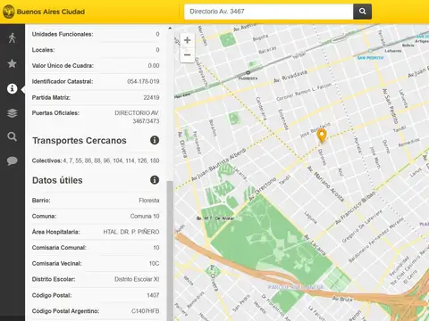 Venta - Terreno: Planta baja   9 Pisos - Más de 1.200m² vendibles- Floresta