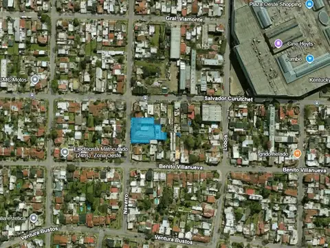 Terreno en Venta 34  mts Fondo