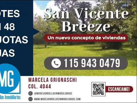 Lote en venta con financiación en barrio abierto