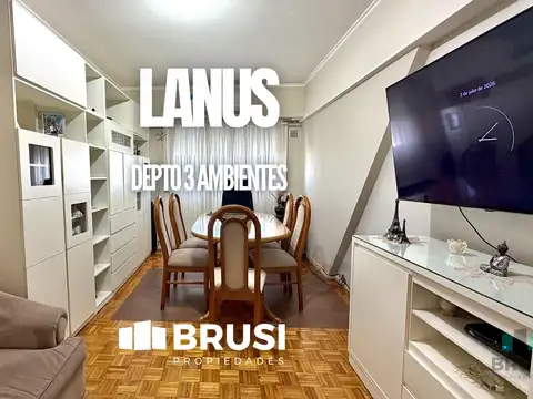 DEPARTAMENTO EN VENTA EN LANÙS OESTE - 3 AMBIENTES - APTO CRÉDITO
