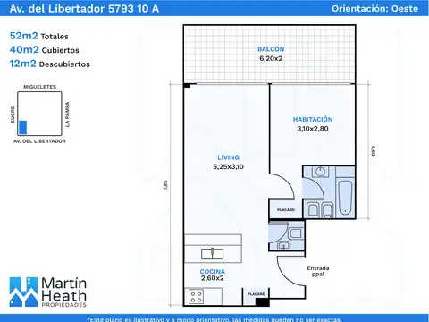 Av del Libertador 5700, Piso 10