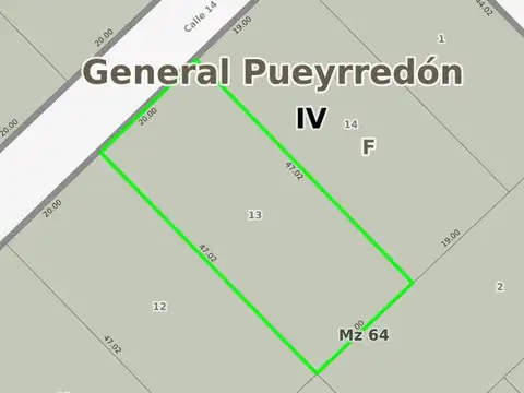 Terreno en Venta de 940,0 m2