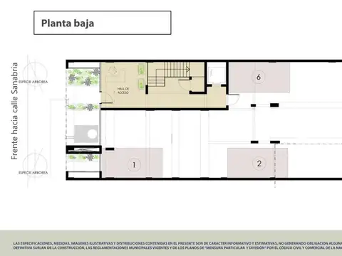 Departamento en Venta con 1 cocheras