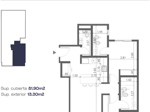 Departamento en Venta al Norte