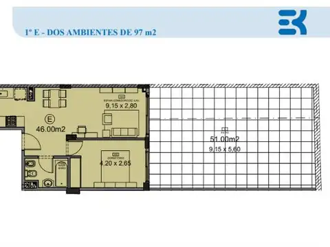 Departamento en Venta en Núñez, USD 190.740