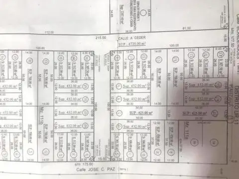 EXCELENTE LOTEO CON ESCRITURA -DIFERENTES MEDIDAS A METROS DEL CENTRO SERVICIOS