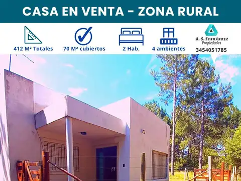 CASA ESTILO CAMPO (zona RURAL)