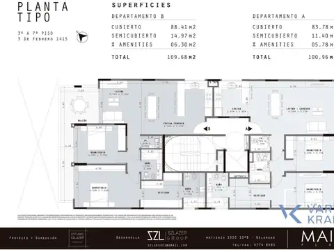 Departamento en Venta de 3 ambientes