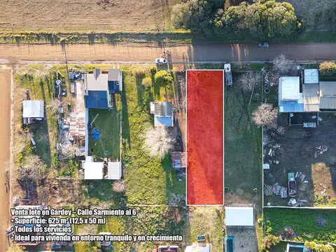 Terreno en Venta en Gardey, USD 23.000
