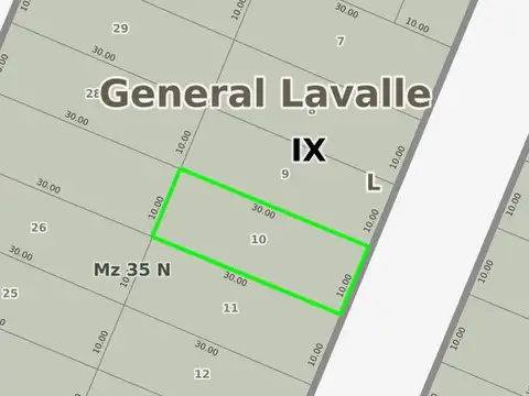 Terreno en Venta de 300,0 m2