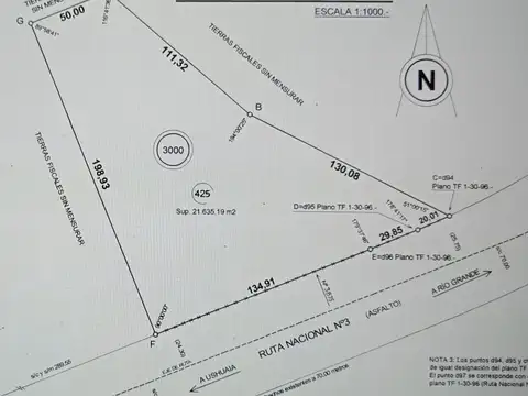 Terreno en Venta en Tolhuin, USD 80.000