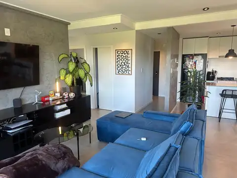 Departamento 2 ambientes con 2 baños