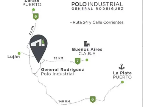 Terreno en Venta en General Rodríguez, USD 119.900