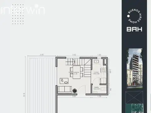 Departamento - Barrio Norte