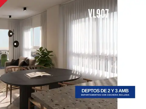 Departamento en Venta con 1 cocheras