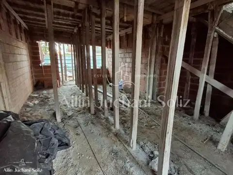 Casa 3 ambientes con 1 baño