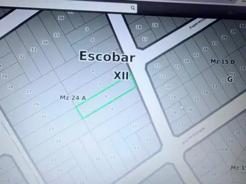 Terreno en venta Escobar