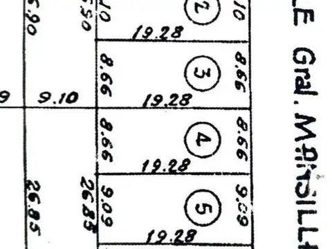 Venta en Bloque - 4 terrenos contiguos con construccion
