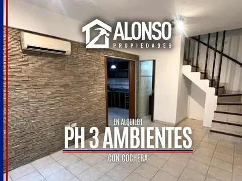 ALQUILER PH 3 AMBIENTES CON COCHERA LANUS OESTE