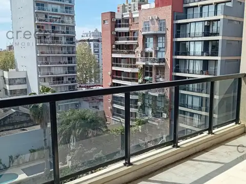 Alquiler - departamento de 2 amb con cochera en belgrano - parrilla