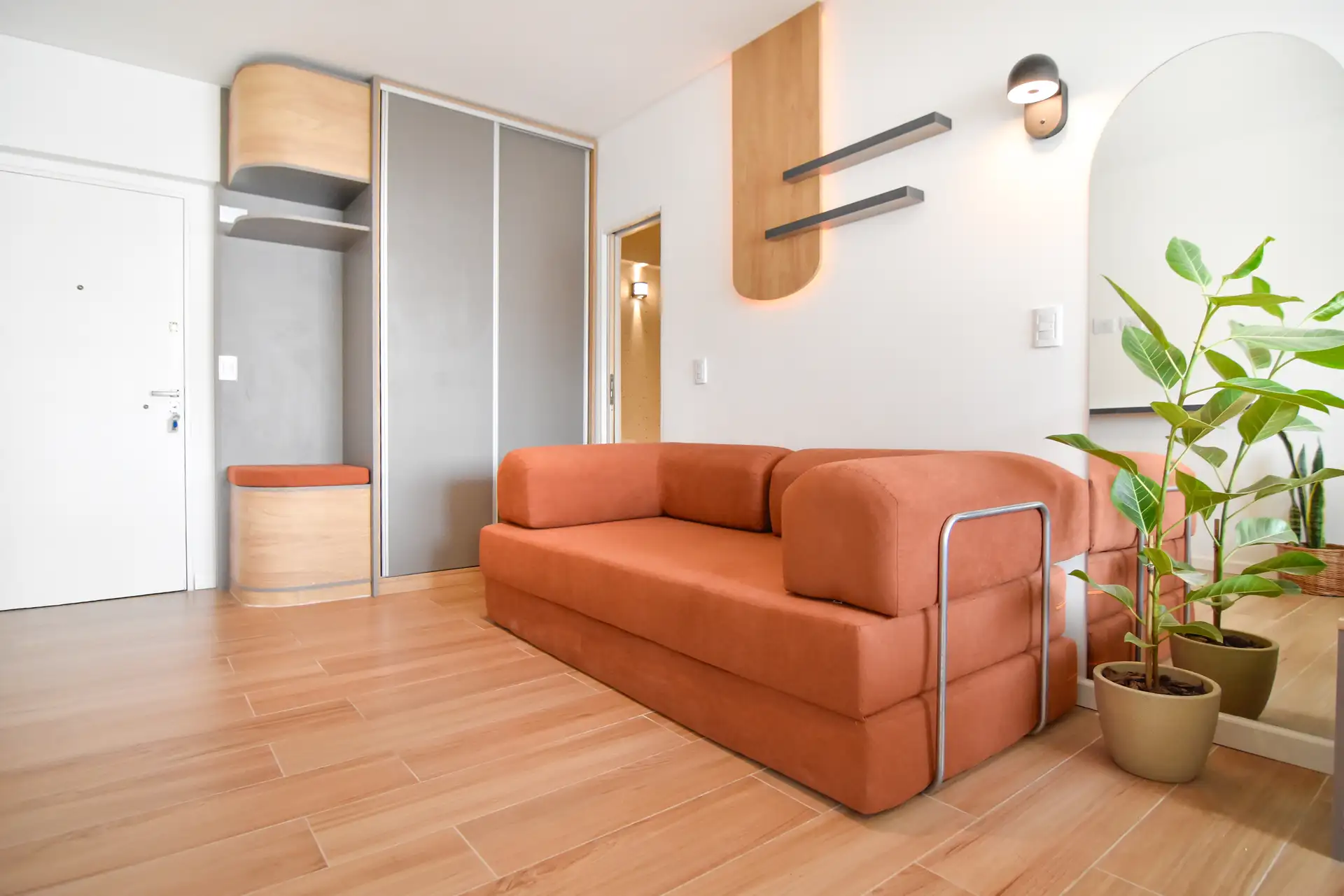 Departamento 1 ambiente - reciclado y equipado - Mitre y Belgrano