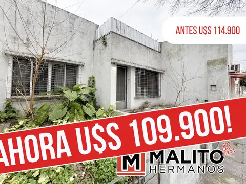 CASA 3 AMBIENTES CON PATIO, GARAGE Y TERRAZA