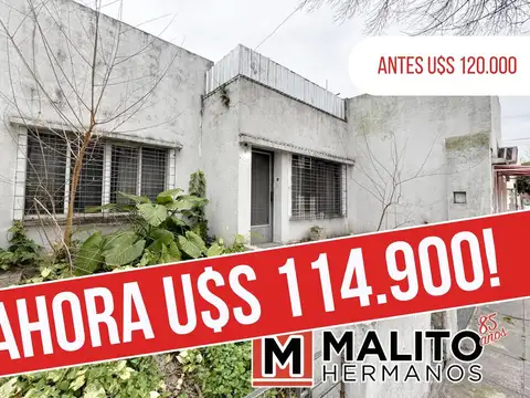 CASA 3 AMBIENTES CON PATIO, GARAGE Y TERRAZA