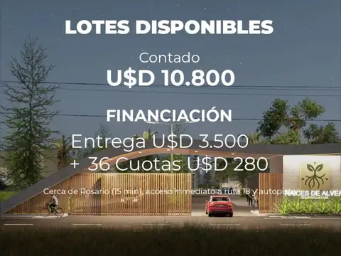 OPORTUNIDAD BARRIO CERRADO EN ALVEAR PREVENTA